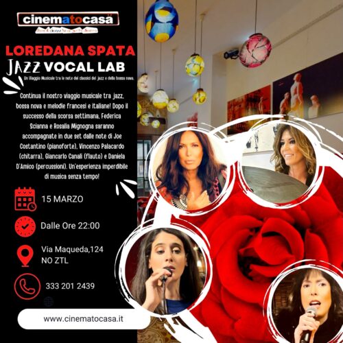 JAZZ VOCAL LAB - Sabato 15 MARZO - Ingresso gratuito con prenotazione posto